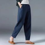 Della™ | Women's Elastic-Waist Tapered Trousers