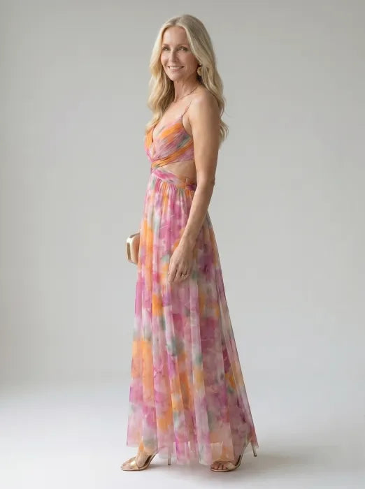Edith™ | Women's Soft Wrap Maxi Dress