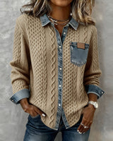 Fern™ | Women's Cable-Texture Button-Front Top