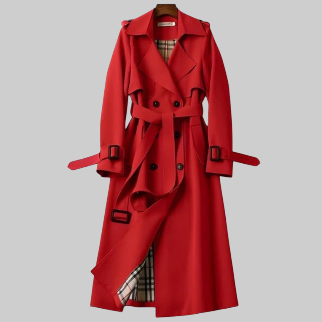 Hazel™ | Women's Double-Breasted Trench Coat
