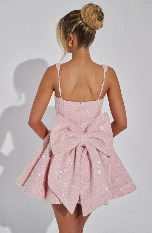 Hazel™ | Women's Fit-and-Flare Sequin Mini Dress