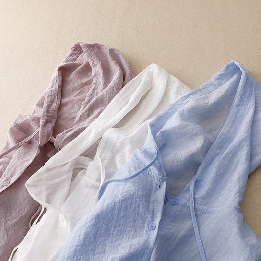 Hazel™ | Women's Hooded Button-Up Shirt