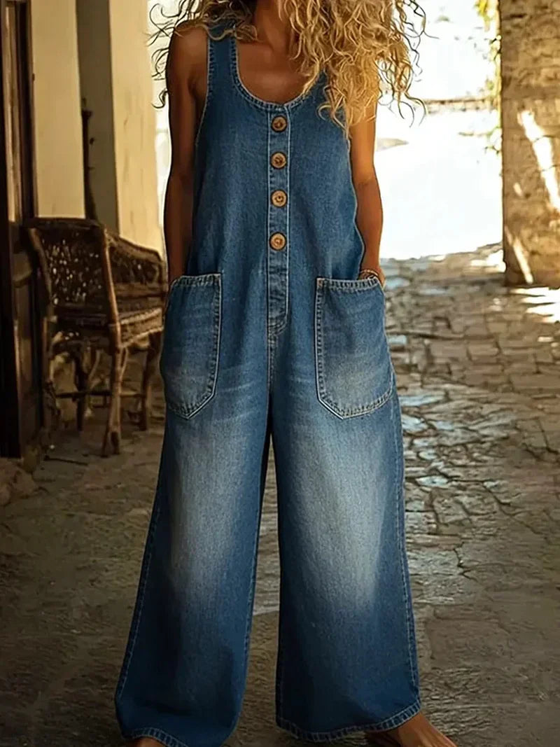 Hazel™ | Women's Loose-Fit Sleeveless Jumpsuit