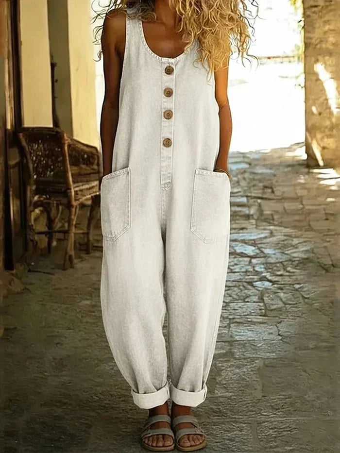 Hazel™ | Women's Loose-Fit Sleeveless Jumpsuit