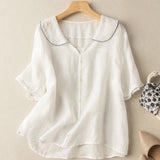 Hazel | Women's Peter Pan Collar Blouse