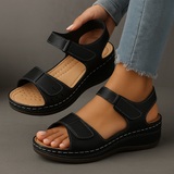Hazel | Women's Wedge Sandals with Adjustable Straps