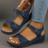Hazel | Women's Wedge Sandals with Adjustable Straps