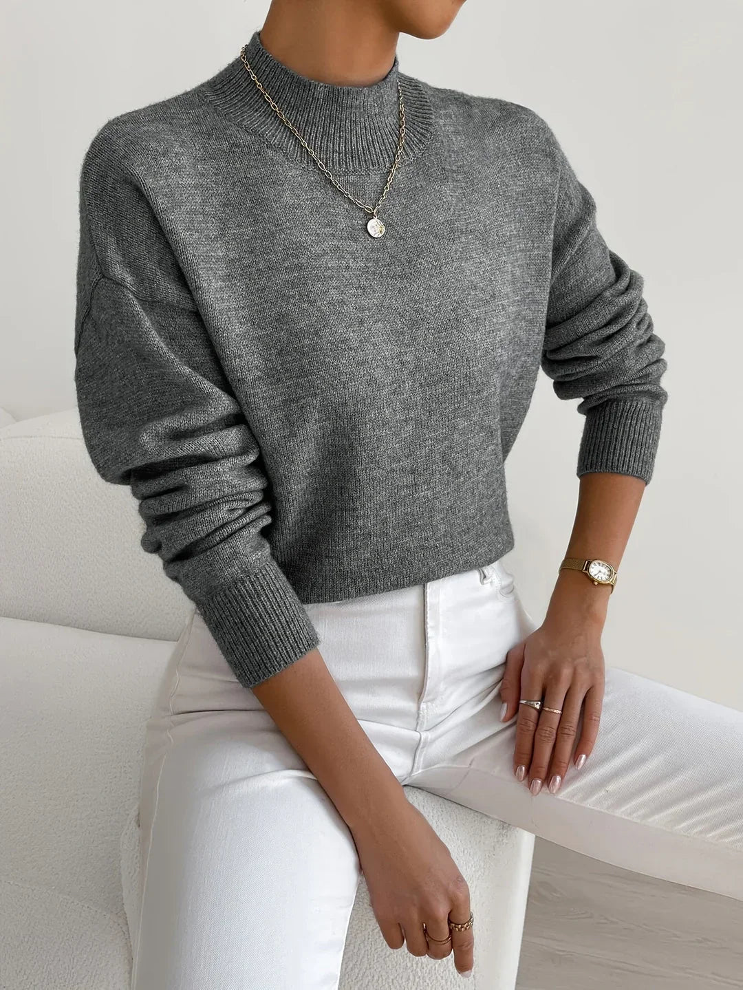 Marilena™ | Women's Mock-Neck Sweater