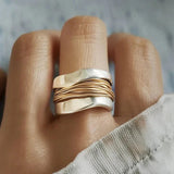 Nora™ | Women's Two-Tone Wrap Ring