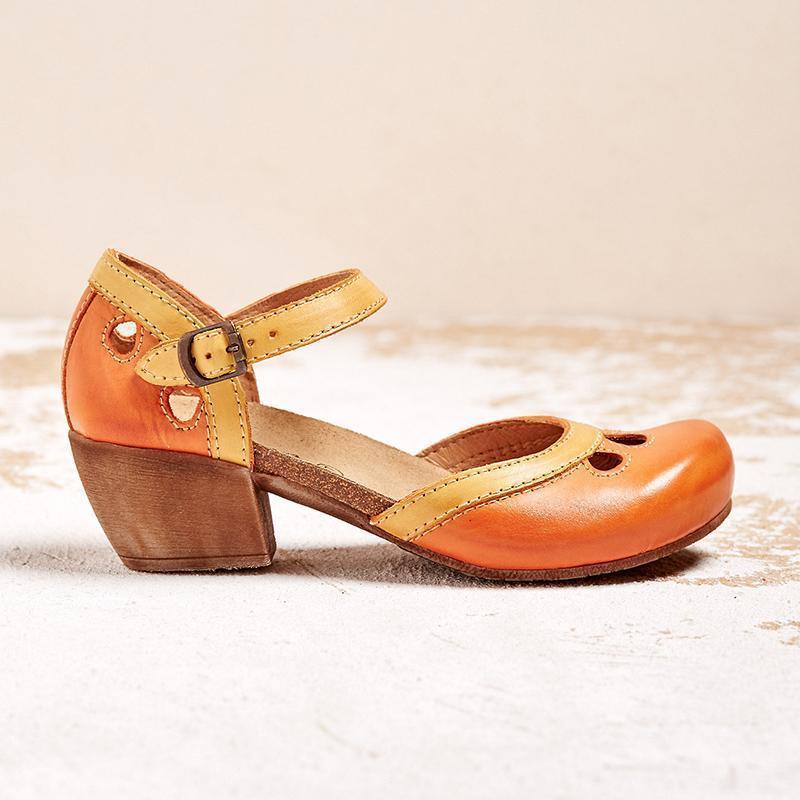 Sadie™ | Women's Ankle-Strap Low Heel Sandals
