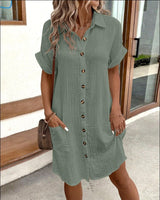 Sadie™ | Women's Button-Down Shirt Dress