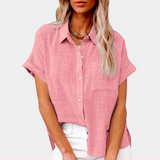 Sadie™ | Women's Button-Front Short-Sleeve Shirt