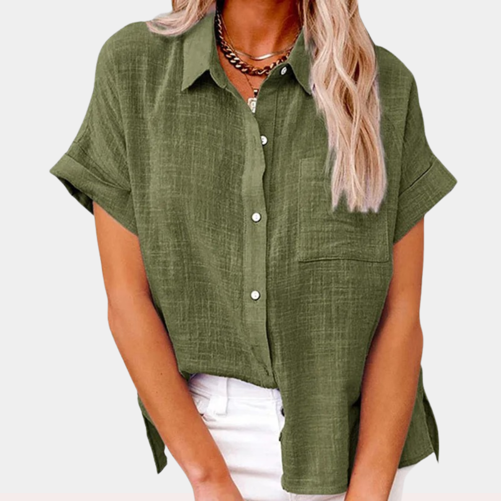 Sadie™ | Women's Button-Front Short-Sleeve Shirt