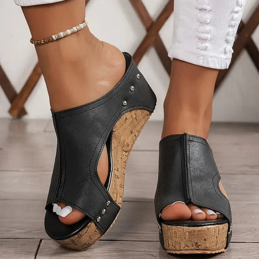Sadie™ | Women's Open-Toe Wedge Sandals