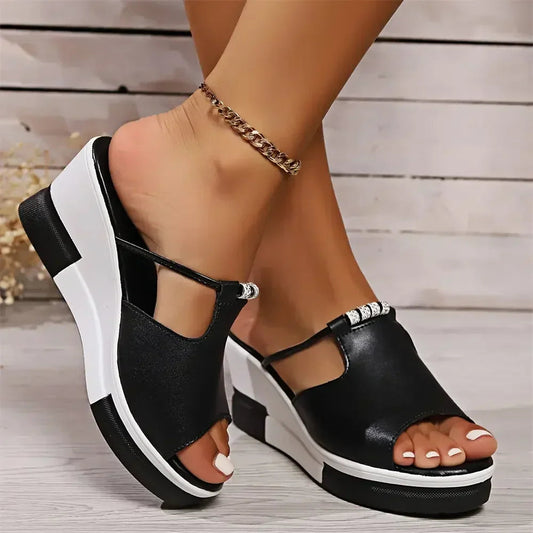 Sadie™ | Women's Open-Toe Wedge Sandals