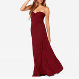 Hazel™ | Women's Convertible Open-Back Maxi Dress