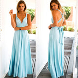Hazel™ | Women's Convertible Open-Back Maxi Dress