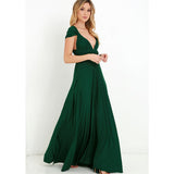 Hazel™ | Women's Convertible Open-Back Maxi Dress