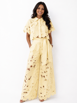 Women's Floral Lace Two-Piece Set