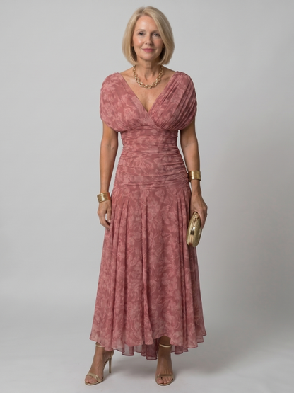 Della™ | Women's Off-Shoulder Flow Midi Dress