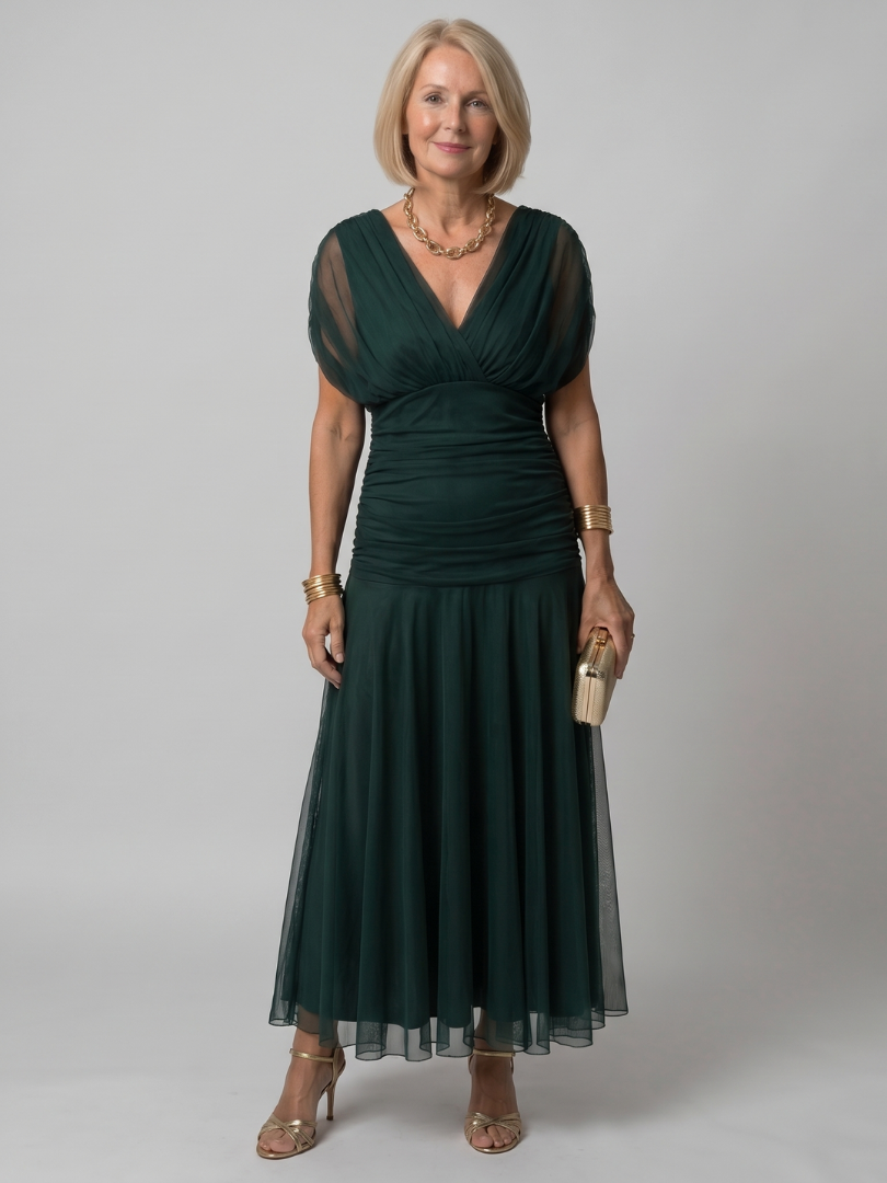 Della™ | Women's Off-Shoulder Flow Midi Dress