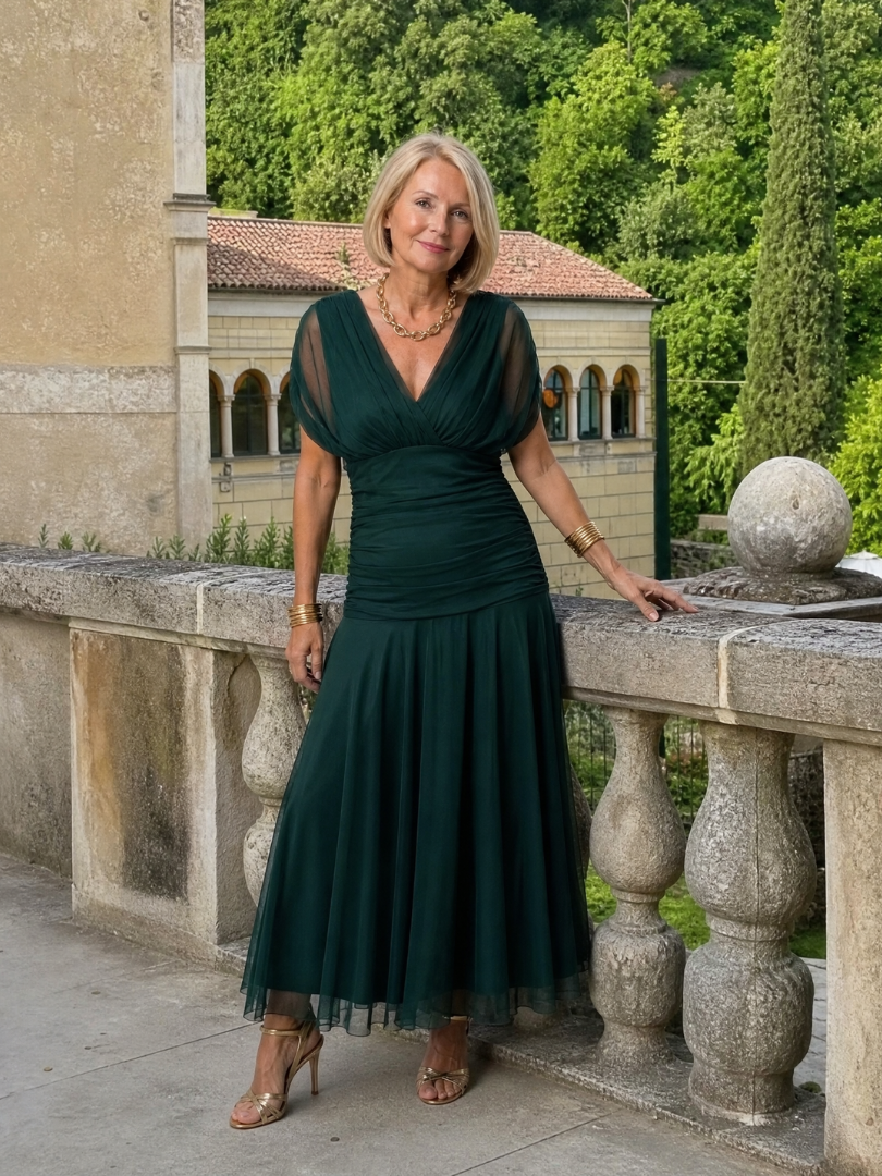 Della™ | Women's Off-Shoulder Flow Midi Dress