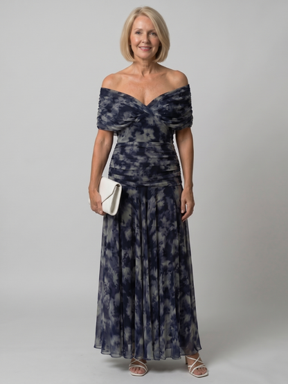 Della™ | Women's Off-Shoulder Flow Midi Dress