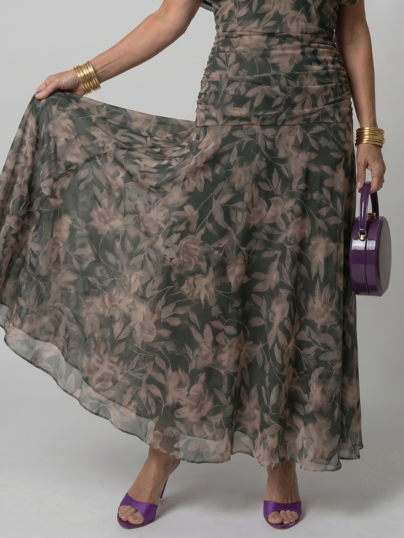 Della™ | Women's Off-Shoulder Flow Midi Dress