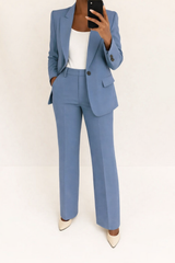Della | Women's Wide-Leg Two-Piece Suit
