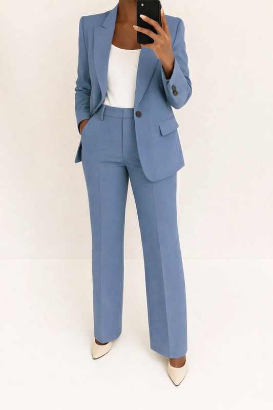 Della™ | Women's Wide-Leg Two-Piece Suit