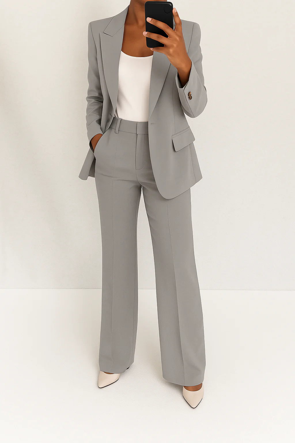 Della™ | Women's Wide-Leg Two-Piece Suit