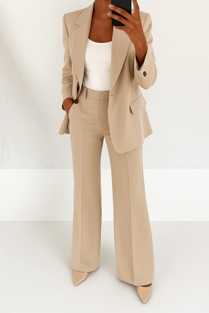 Della™ | Women's Wide-Leg Two-Piece Suit