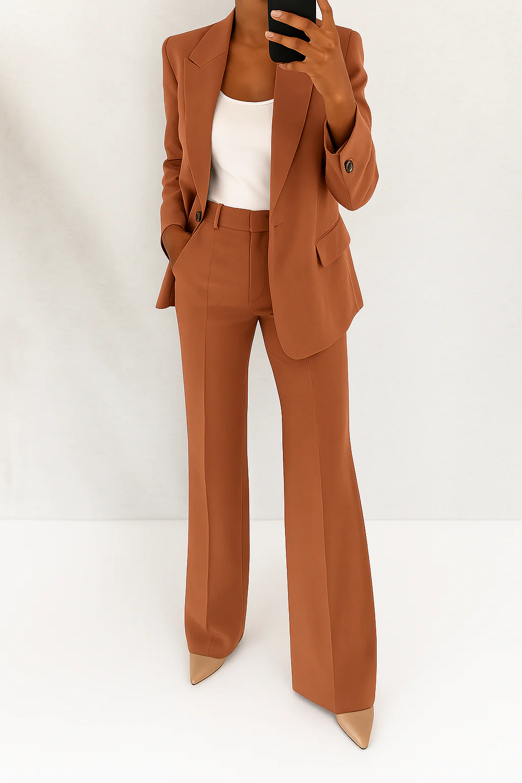 Della™ | Women's Wide-Leg Two-Piece Suit