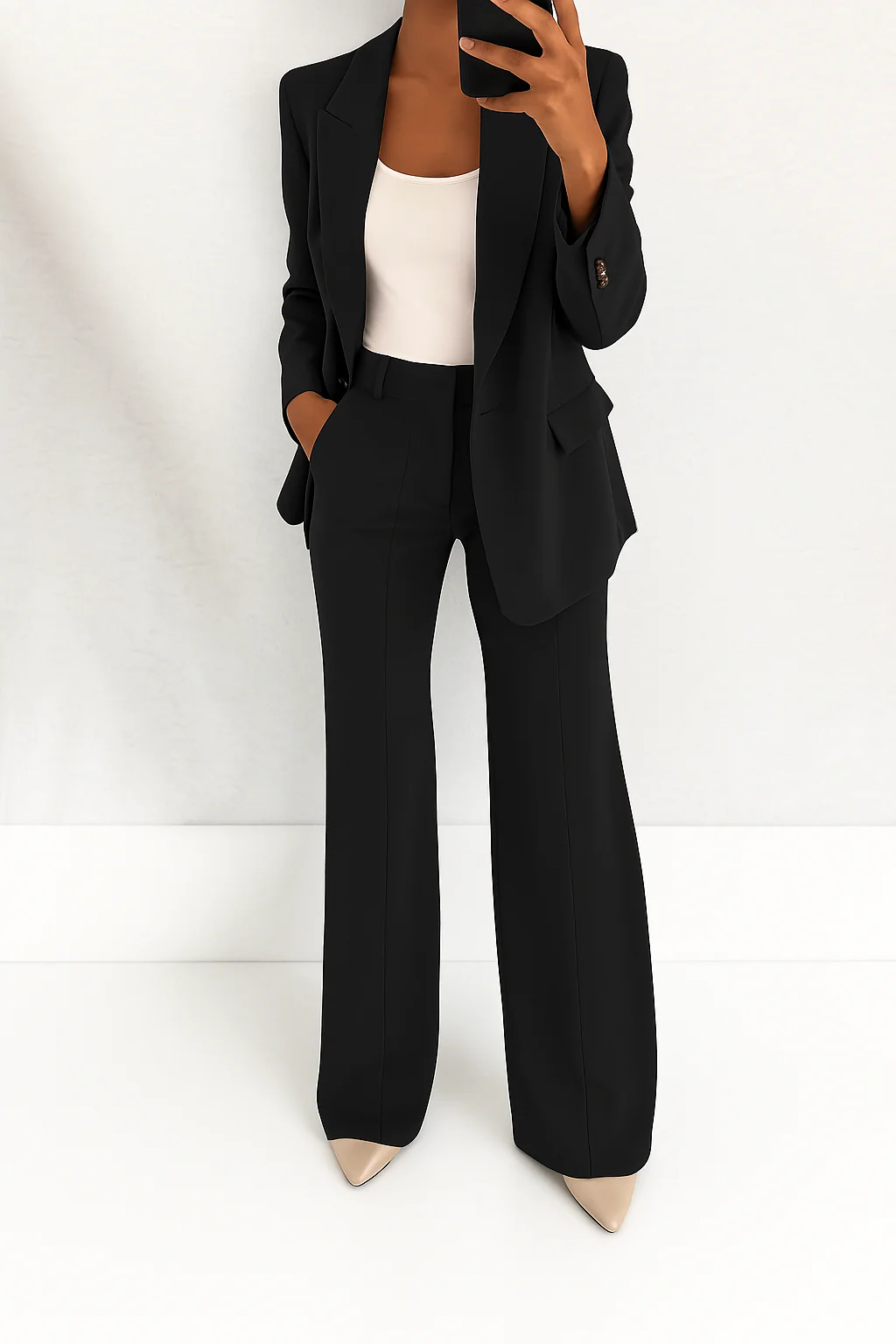 Della™ | Women's Wide-Leg Two-Piece Suit