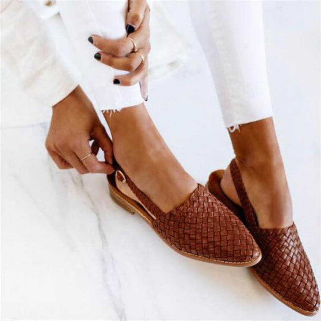 Della™ | Women's Woven Slingback Flat