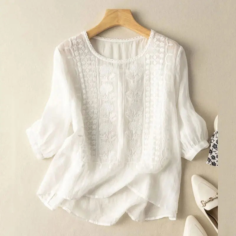 Edith™ | Women's Embroidered Blouse