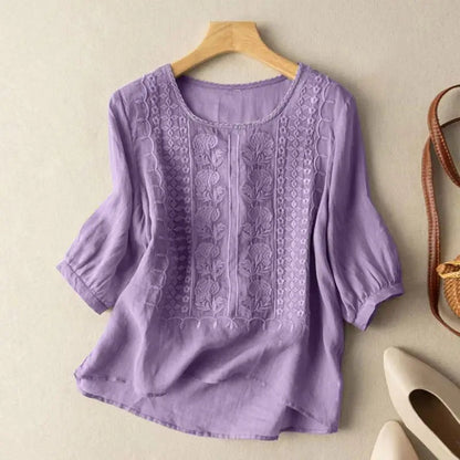 Edith™ | Women's Embroidered Blouse