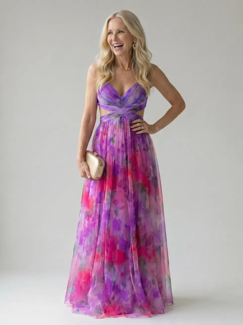 Edith™ | Women's Soft Wrap Maxi Dress