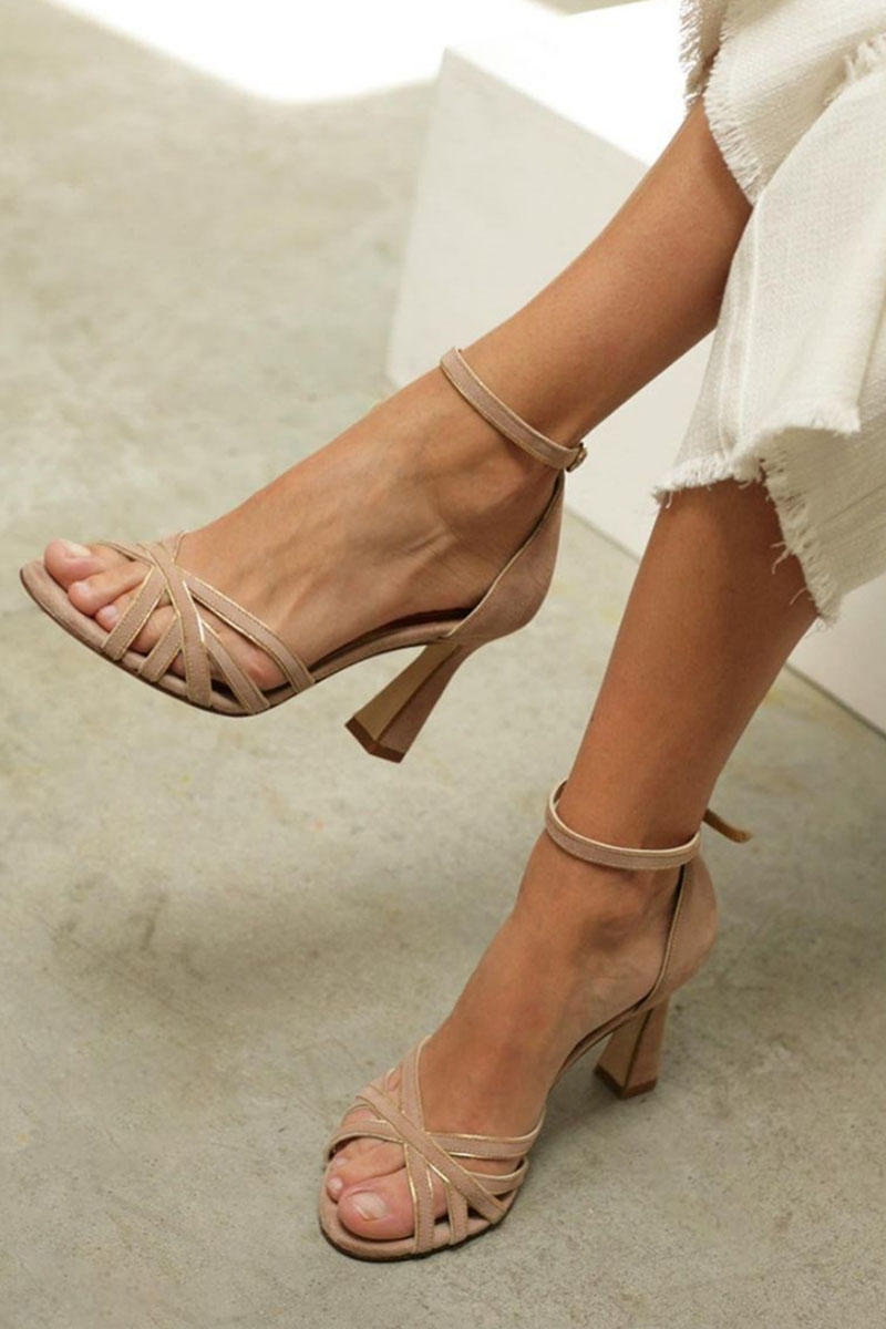 Edith™ | Women's Strappy Block-Heel Sandals