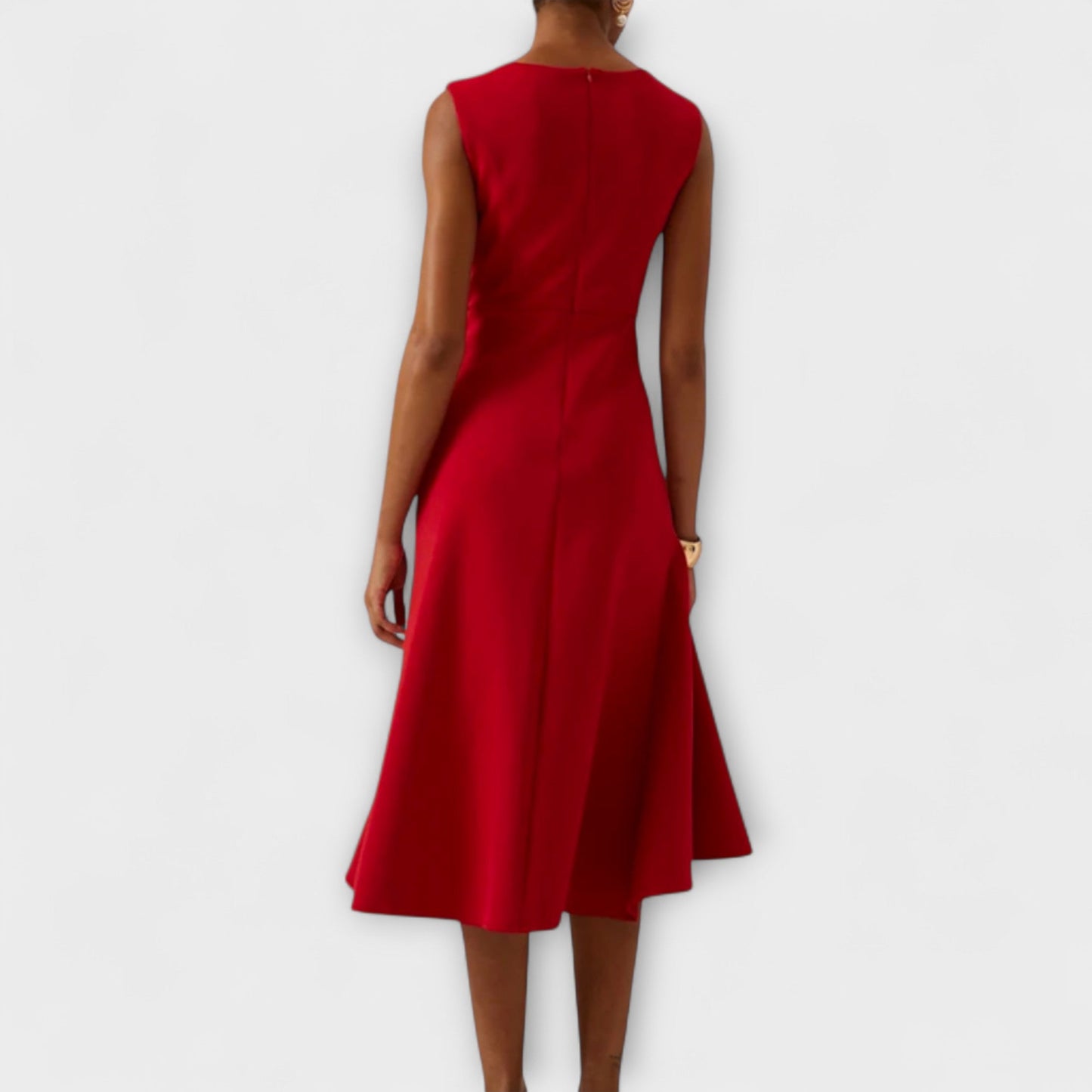 Faye™ | Women's Sleeveless Asymmetric Midi Dress