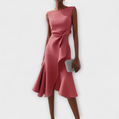 Faye™ | Women's Sleeveless Asymmetric Midi Dress