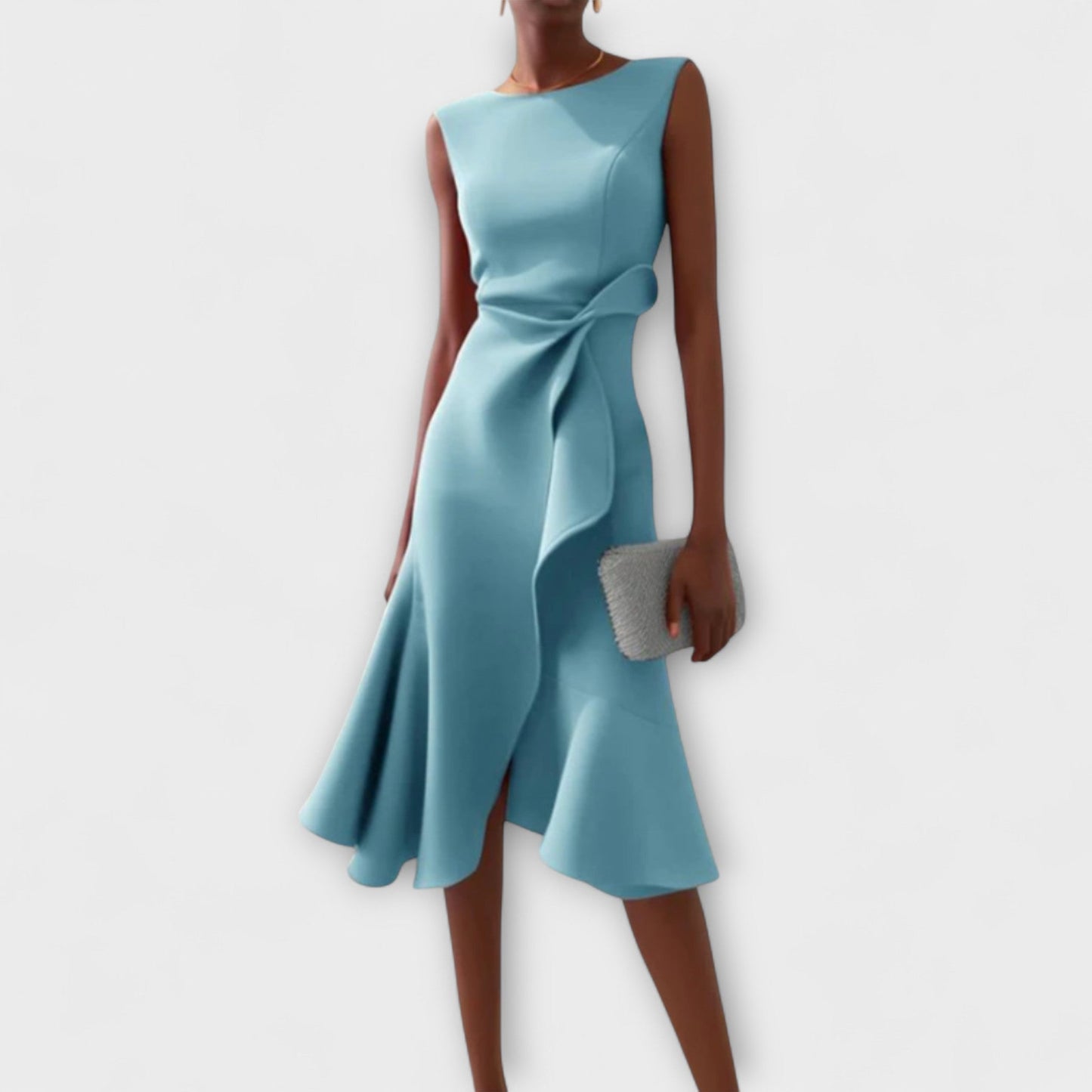 Faye™ | Women's Sleeveless Asymmetric Midi Dress