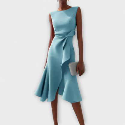 Faye™ | Women's Sleeveless Asymmetric Midi Dress
