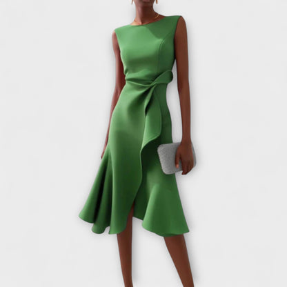 Faye™ | Women's Sleeveless Asymmetric Midi Dress