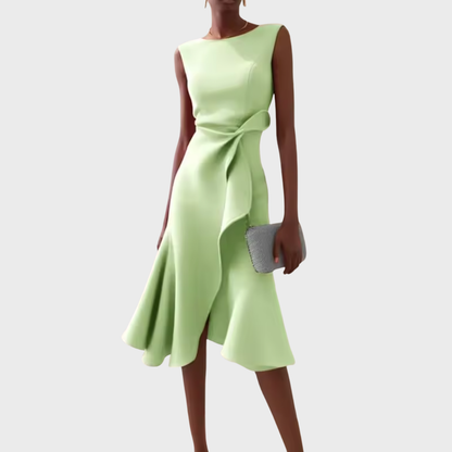 Faye™ | Women's Sleeveless Asymmetric Midi Dress