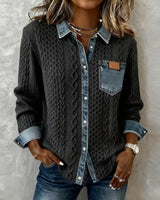 Fern™ | Women's Cable-Texture Button-Front Top