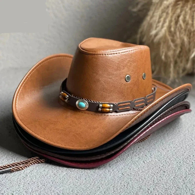 Hazel™ | Unisex Wide-Brim Cowboy Hat