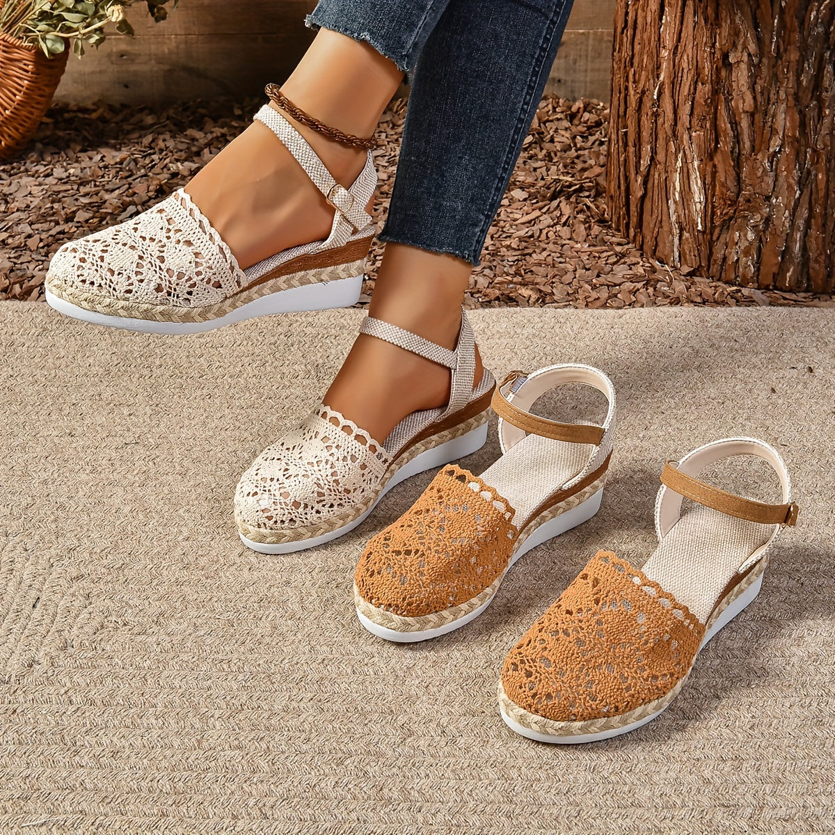 Hazel | Women's Ankle-Strap Espadrille Sandals