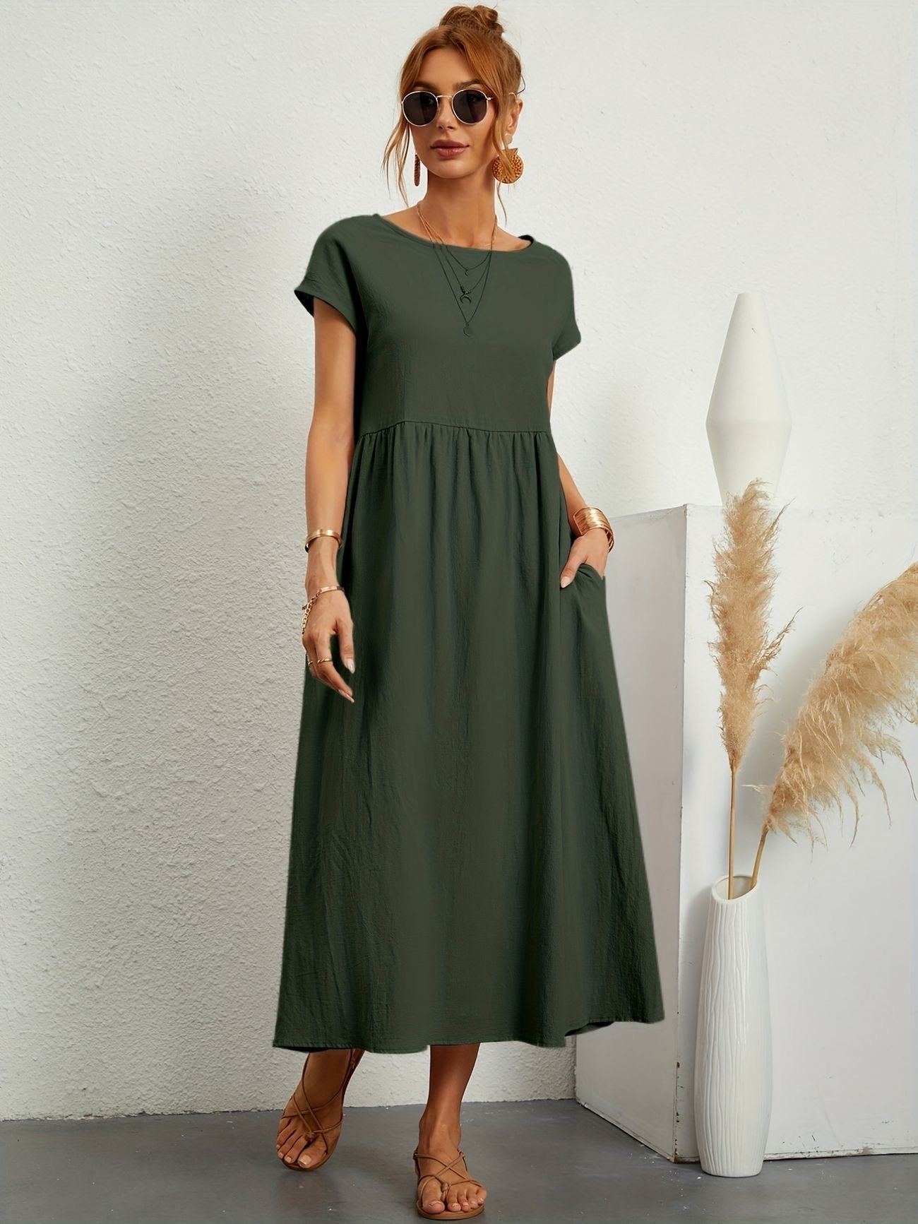 Hazel™ | Women's Babydoll Maxi Dress