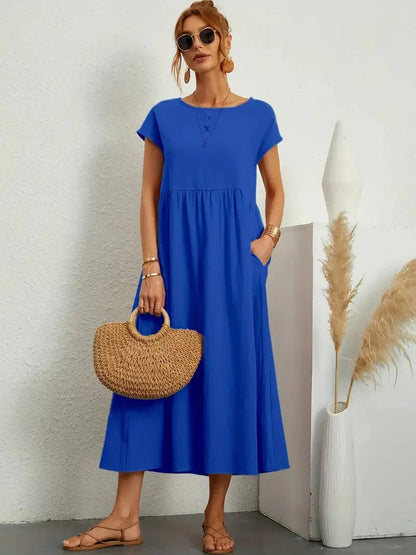Hazel™ | Women's Babydoll Maxi Dress
